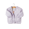 Purple quilted jacket