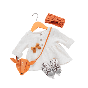 White one-piece dress