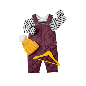 Winter cotton bib for baby